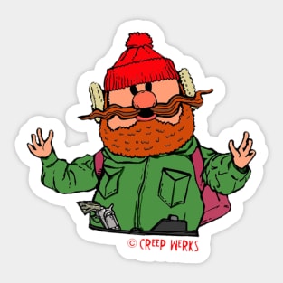 Yukon Cornelius Christmas Hero Sticker